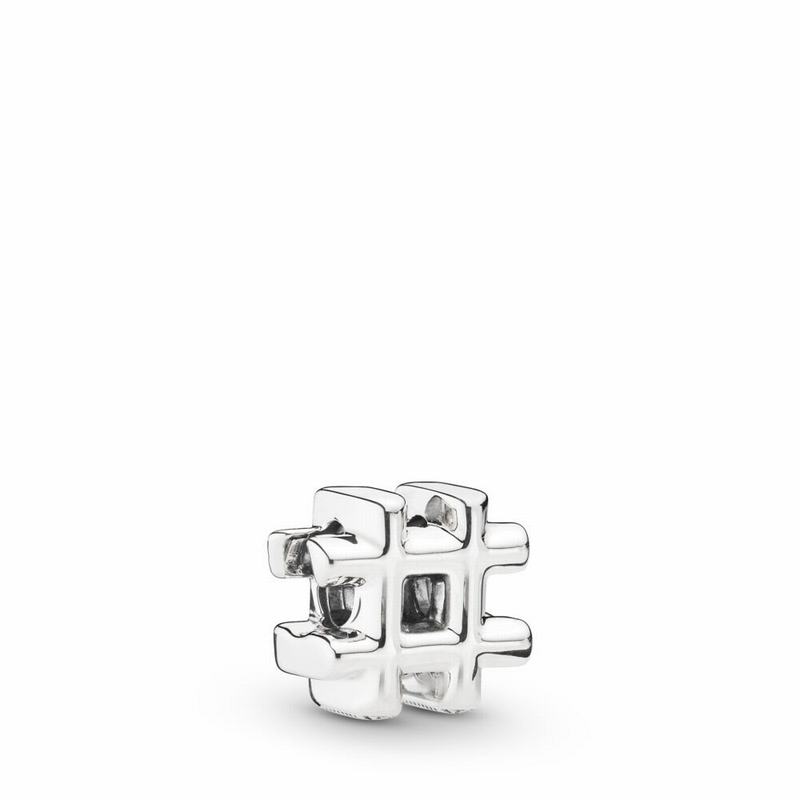 Pandora Hashtag Symbol Charm NZ, Sterling Silver (573402-WVZ)